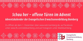 Ankündigung des Adventskalenders