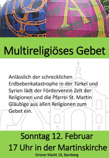 Multireligiöses Gebet