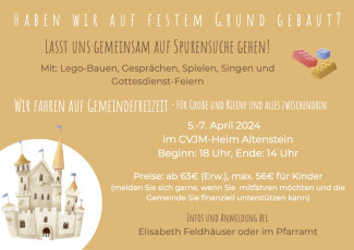 flyer Gemeindefreizeit